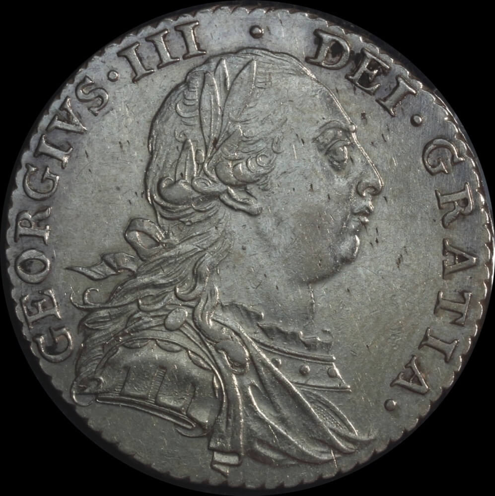 Great Britain 1787 Silver Shilling S# 3743 about Unc product image