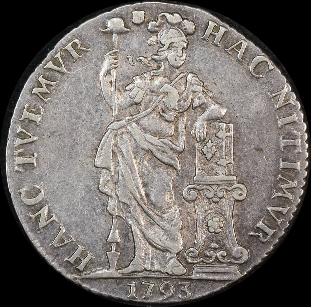 Netherlands (Utrecht) Silver Guilder 1793 about EF product image
