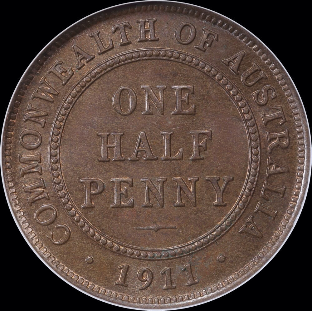 1911 Halfpenny Choice Unc (NGC MS64BN) product image
