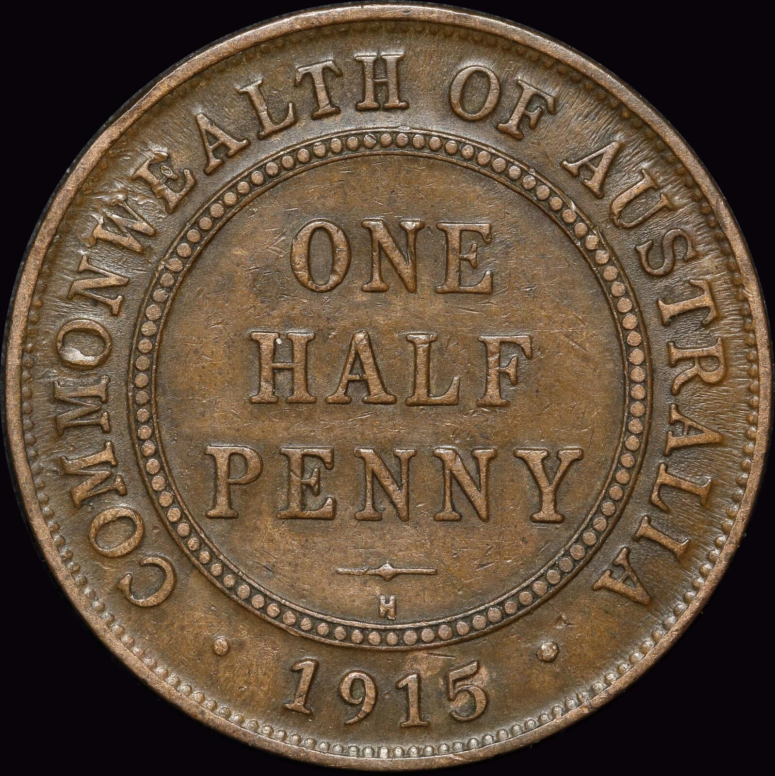1915-H Halfpenny about VF product image