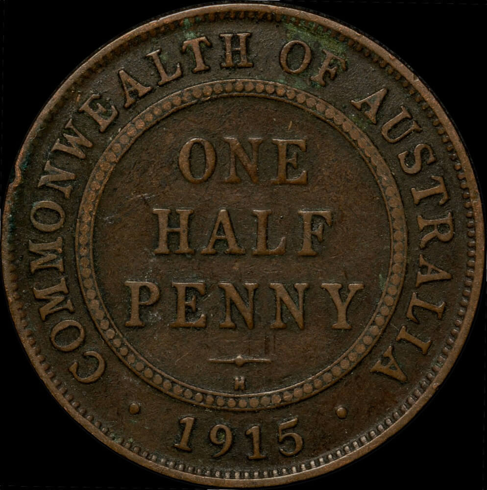 1915-H Halfpenny Very Good product image