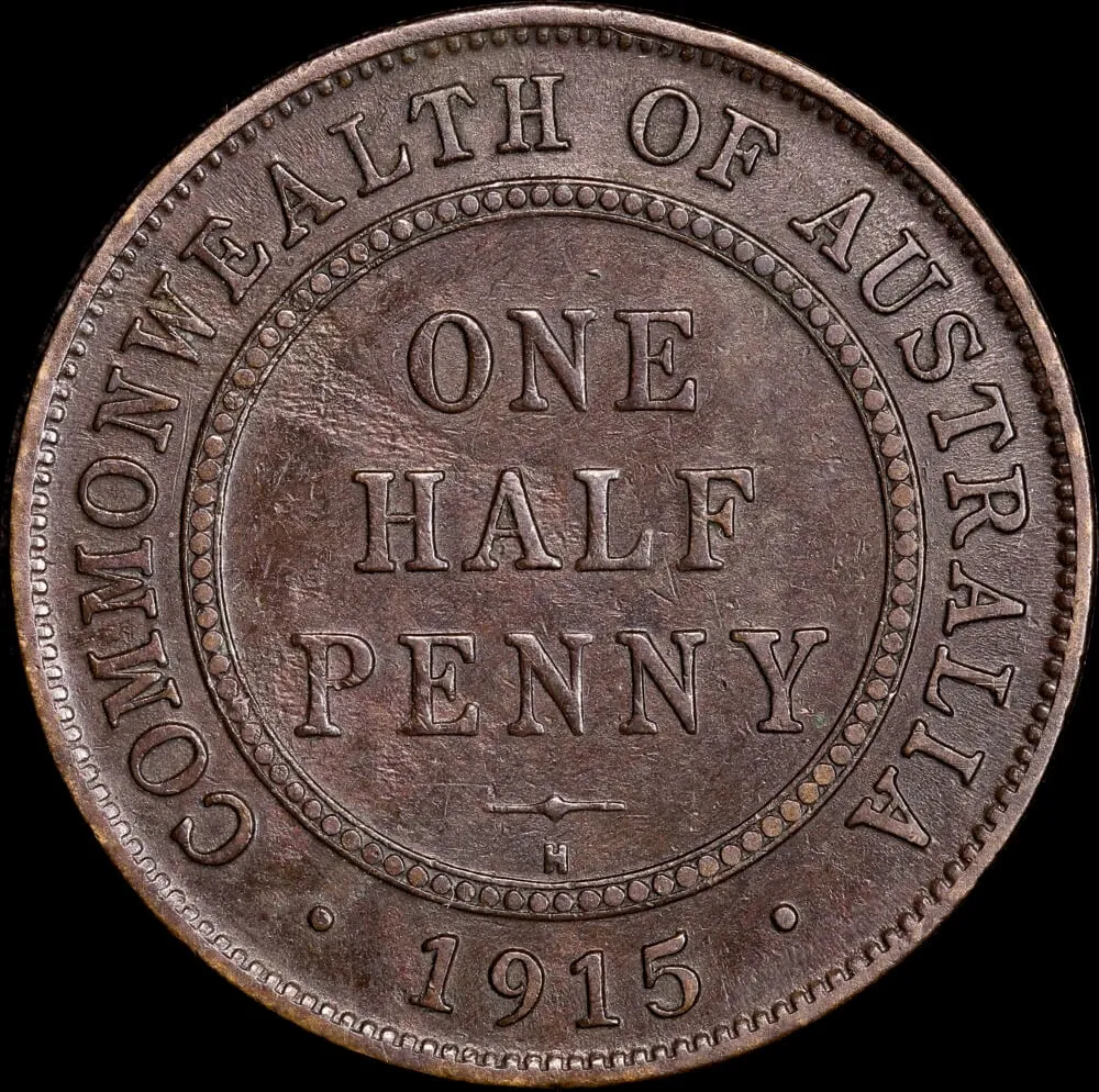 1915-H Halfpenny Very Good product image