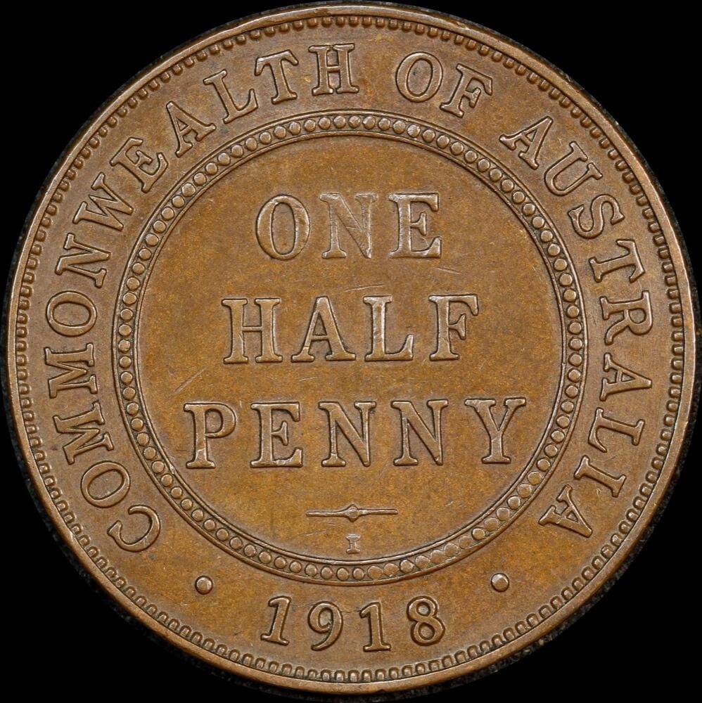 1918-I Halfpenny good VF product image