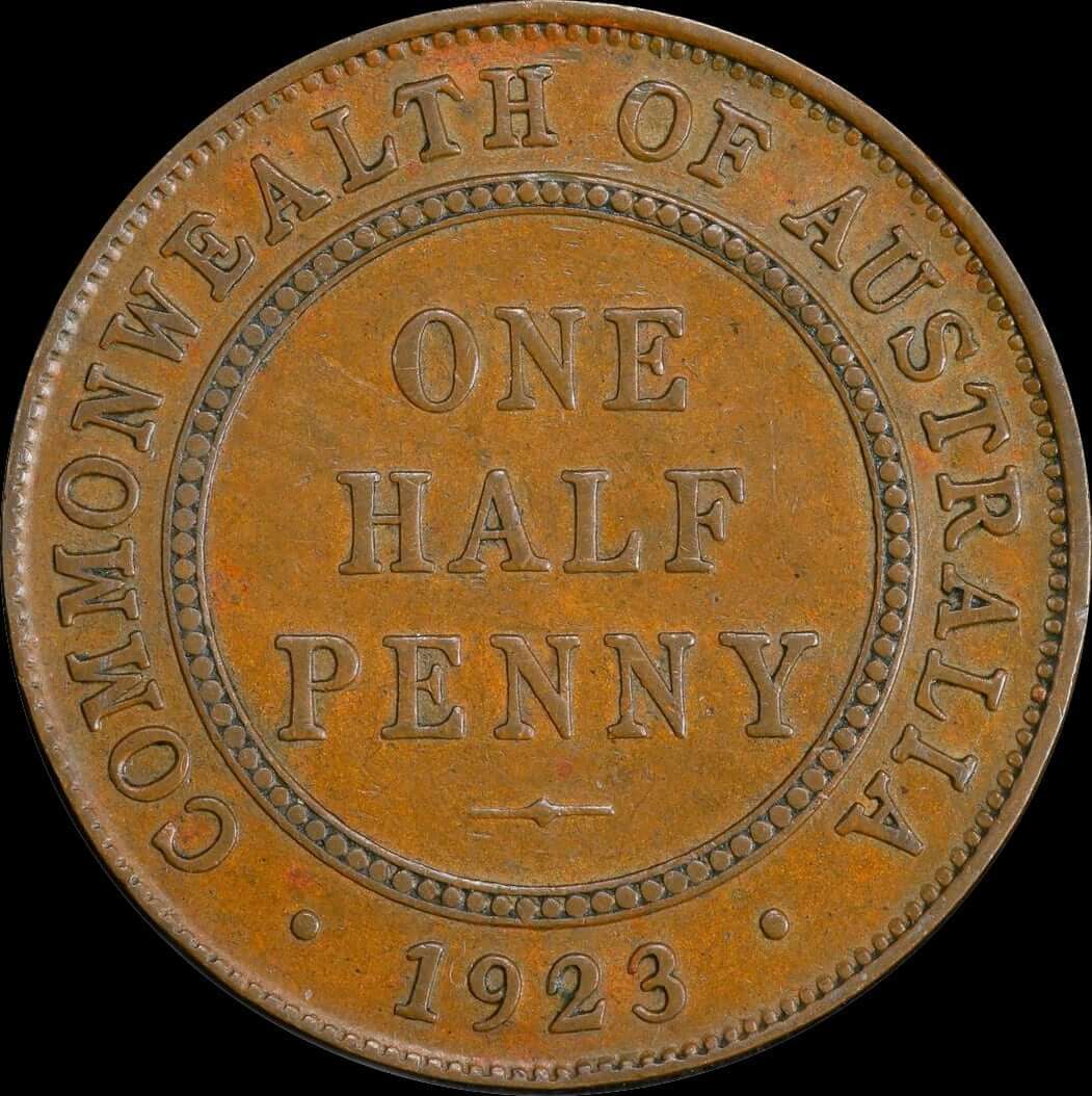 1923 Halfpenny PCGS XF45BN product image