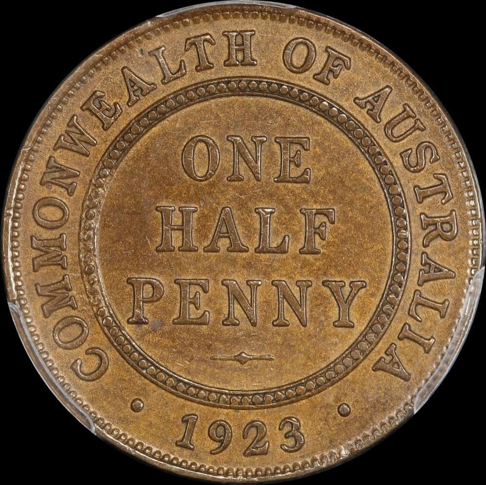 1923 Halfpenny PCGS AU58 product image