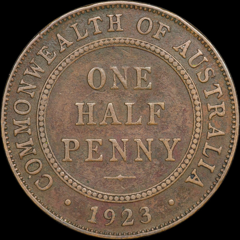 1923 Halfpenny Very Good product image