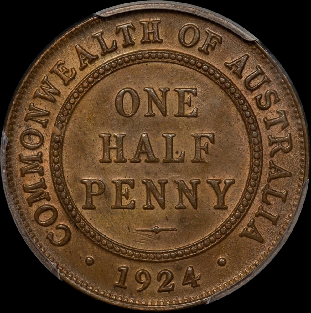 1924 Halfpenny Choice Unc (PCGS MS63BN) product image