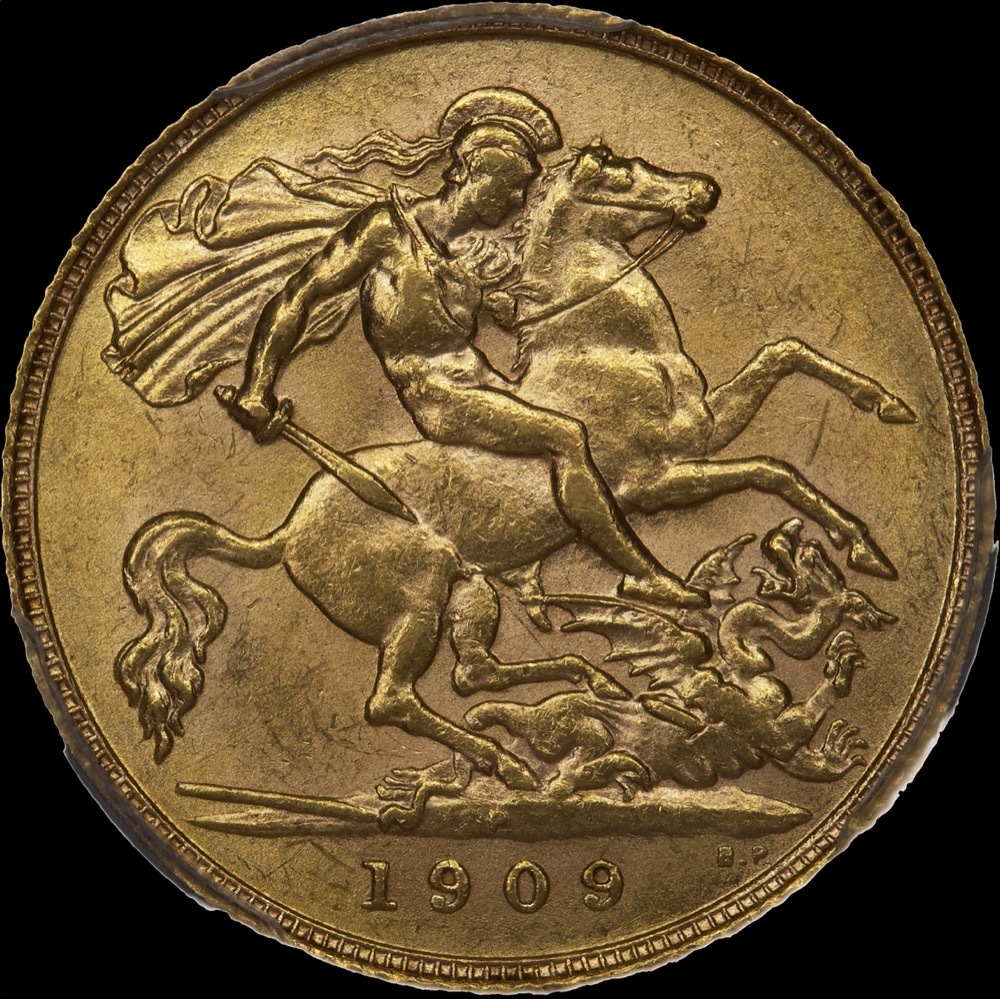 1909 Perth Edward VII Half Sovereign (PCGS MS61) product image