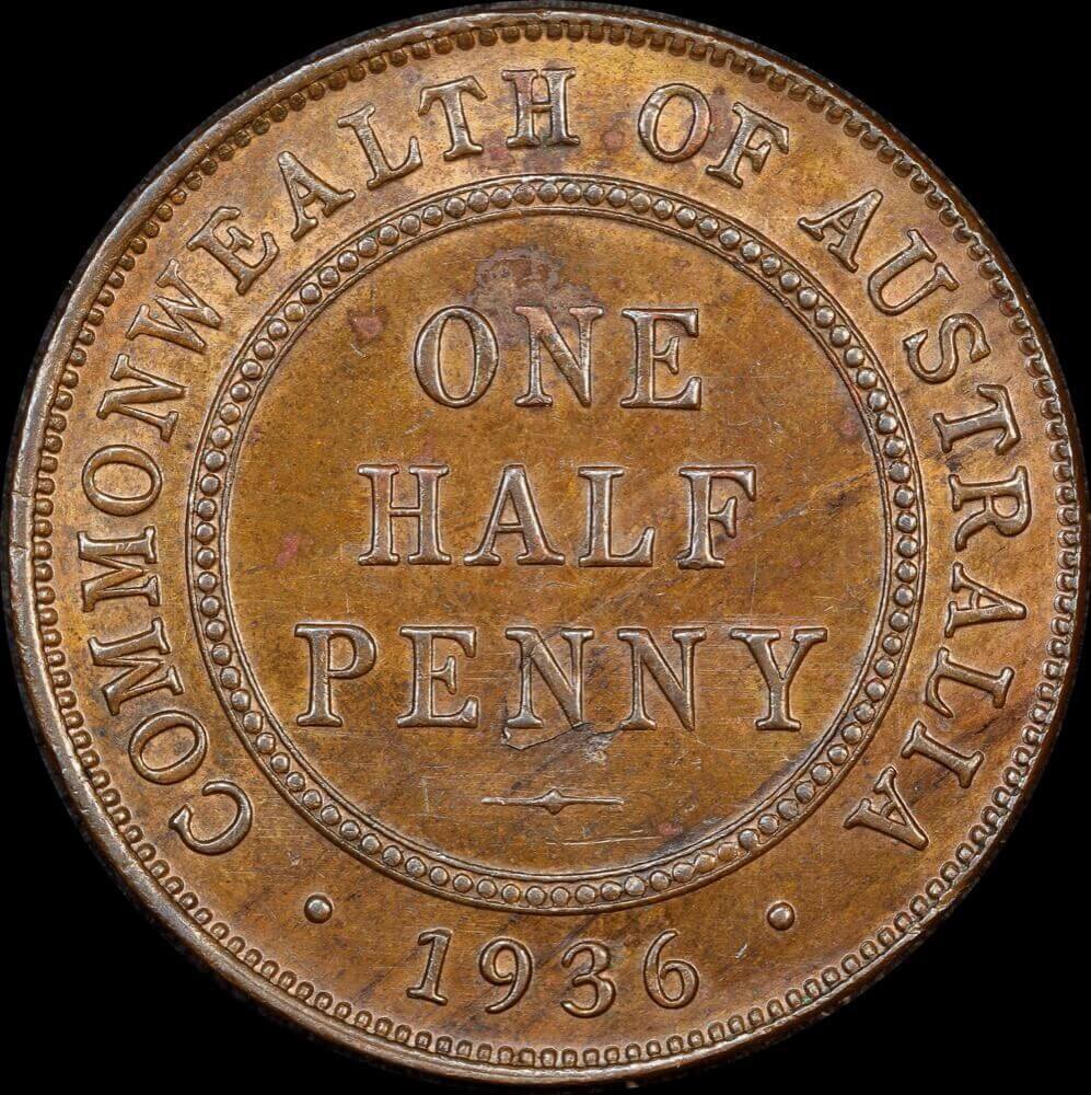 1936 Halfpenny Unc (MS62BN) product image
