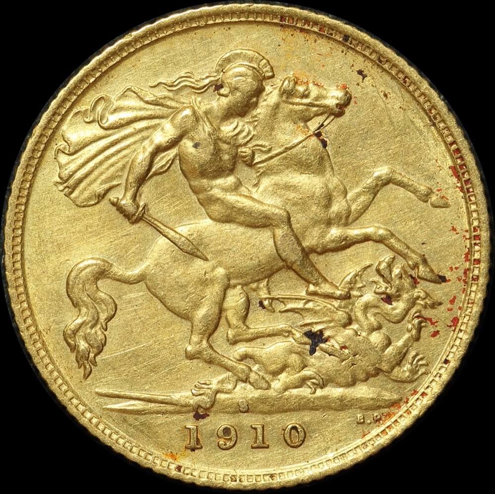 1910 Sydney Edward VII Half Sovereign Extremely Fine product image