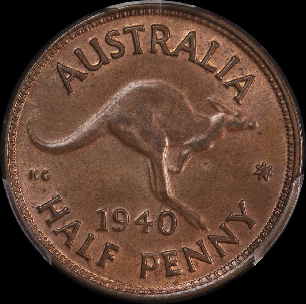 1940 Halfpenny PCGS MS63BN product image