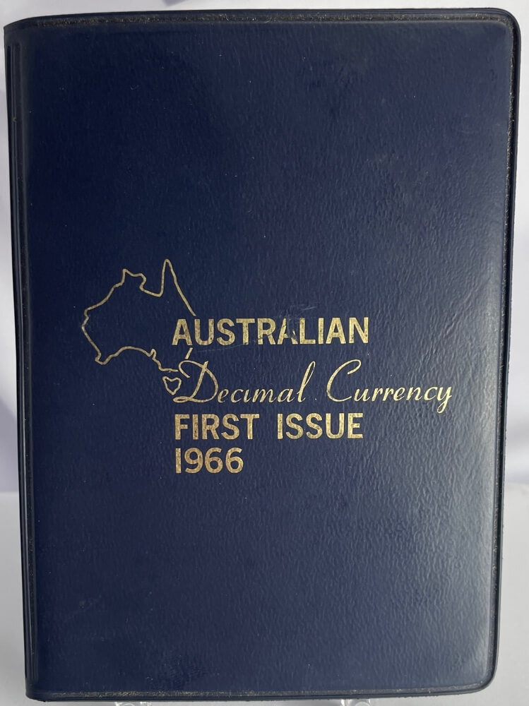 1966 First Issue Uncirculated Mint Coin Set Blue Wallet product image