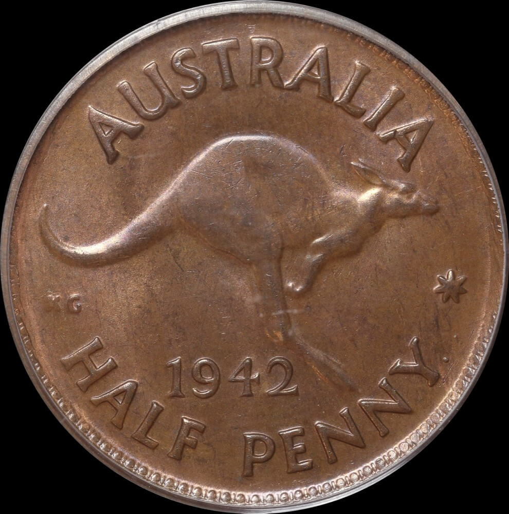 1942-Y Halfpenny PCGS MS63BN product image