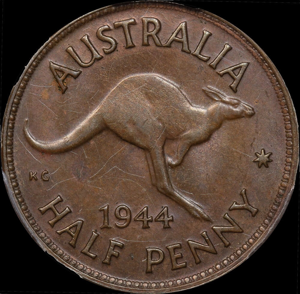 1944 Halfpenny Choice Unc (PCGS MS63BN) product image