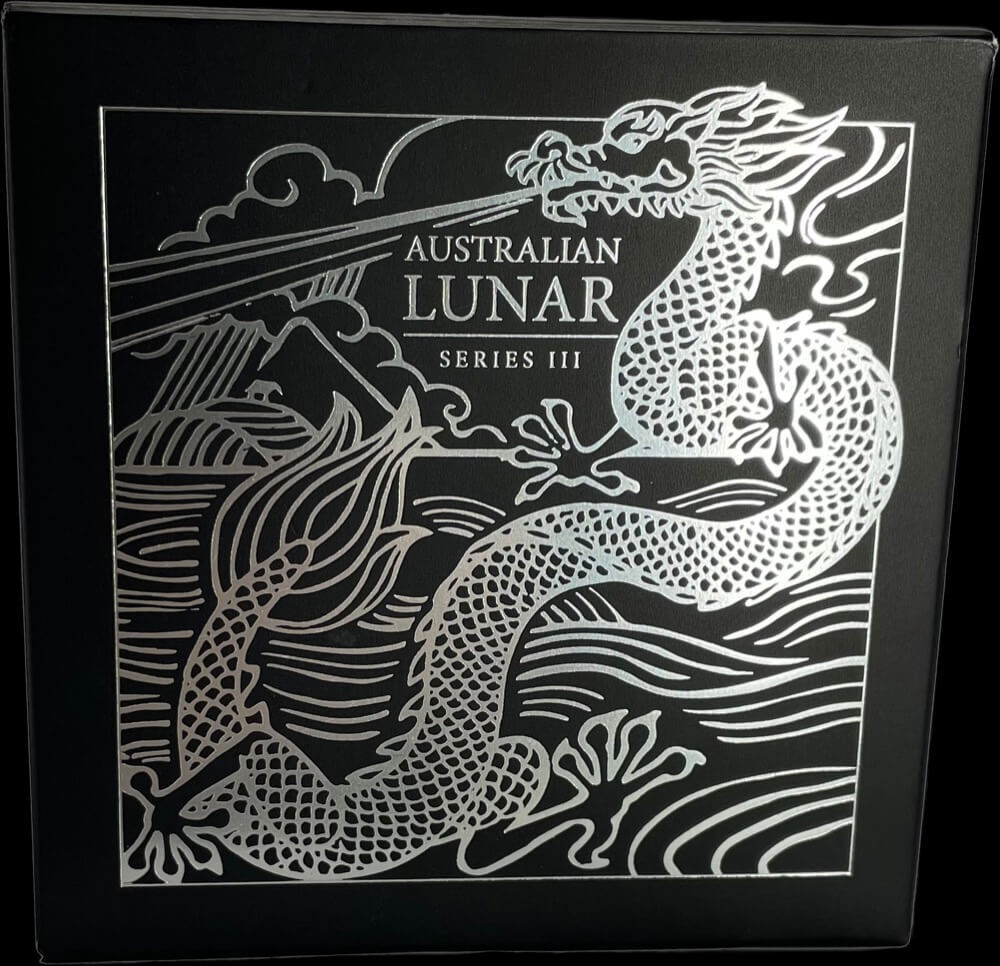 2024 Silver 1oz Gilded Proof Coin Lunar Series III Dragon product image