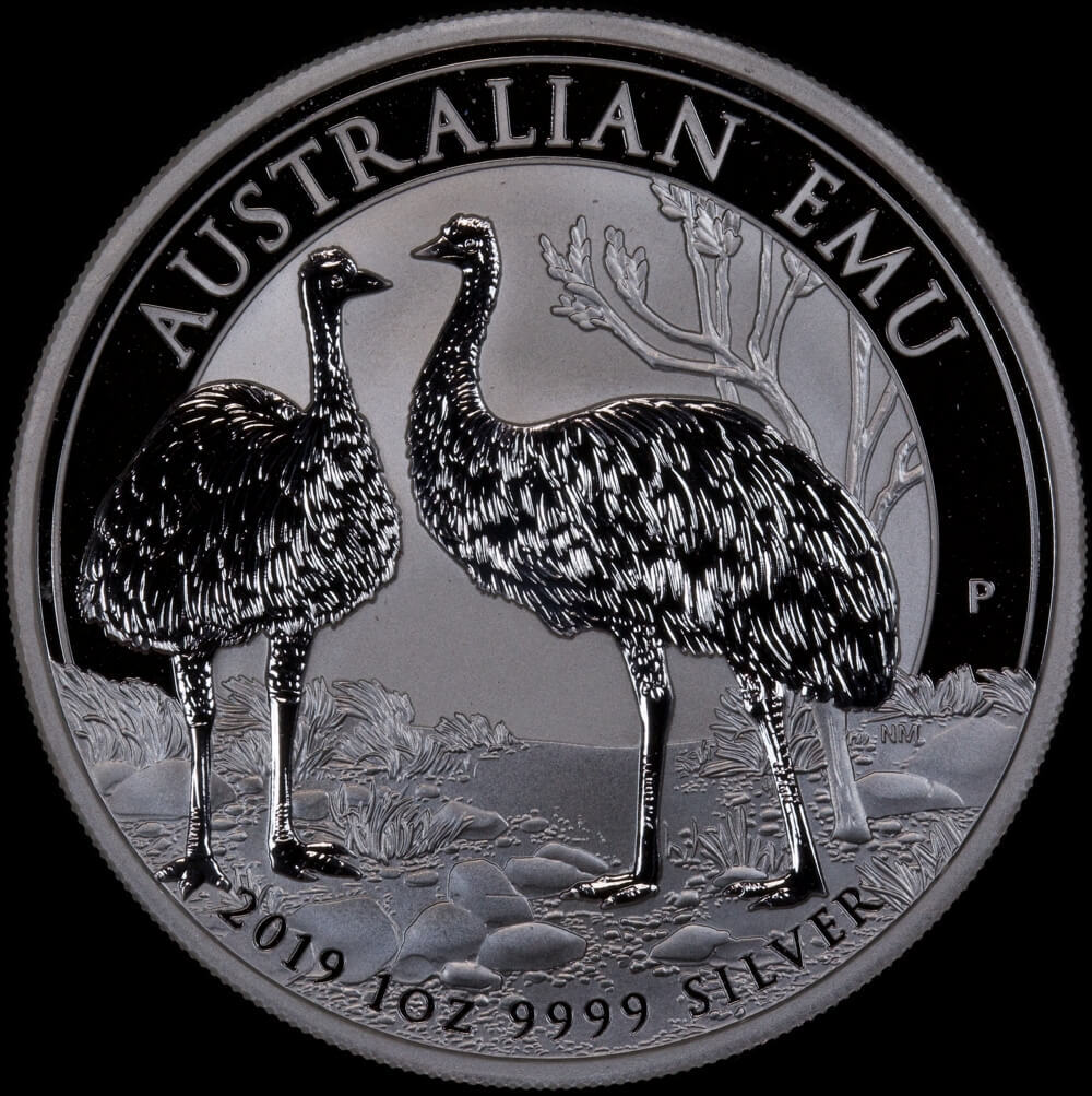 2019 Silver 1oz Uncirculated Coin Australian Emu product image