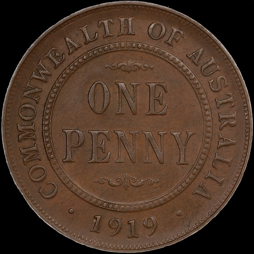 1919 Penny Dot Below Extremely Fine product image