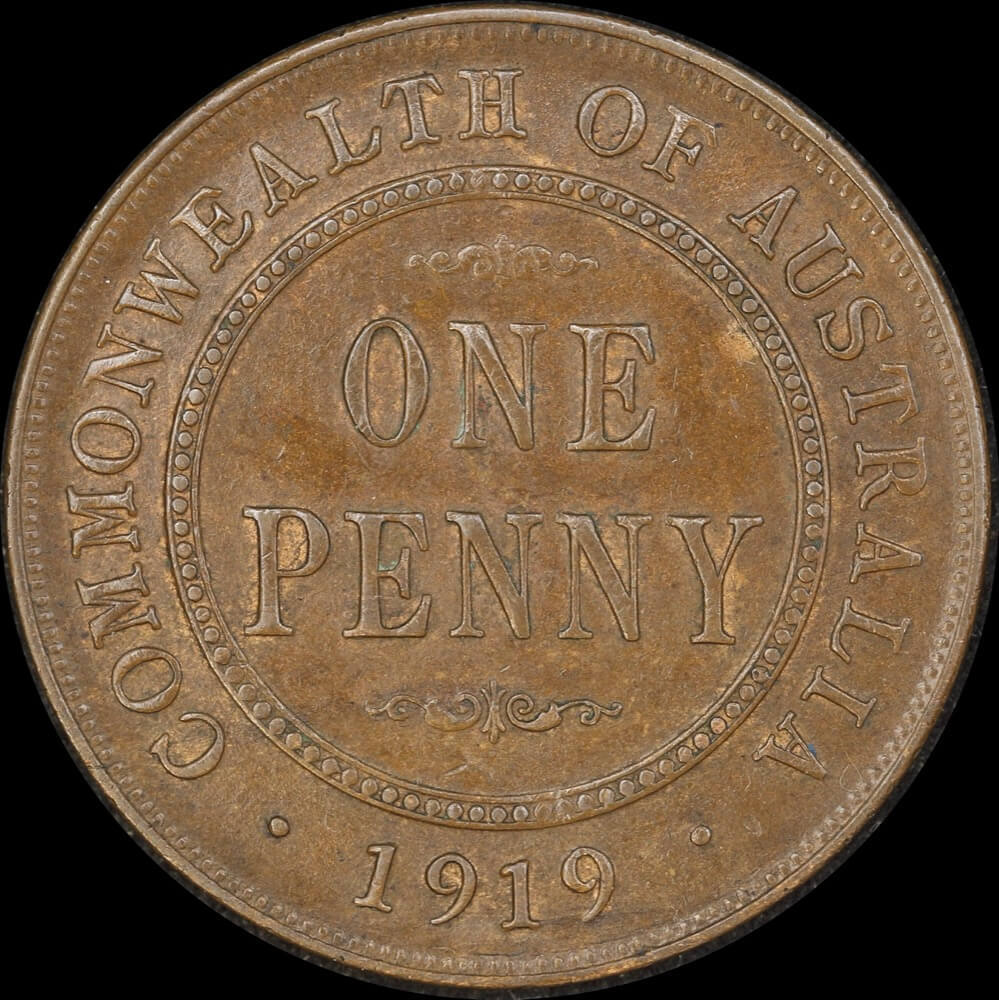 1919 Penny Dot Below good EF product image