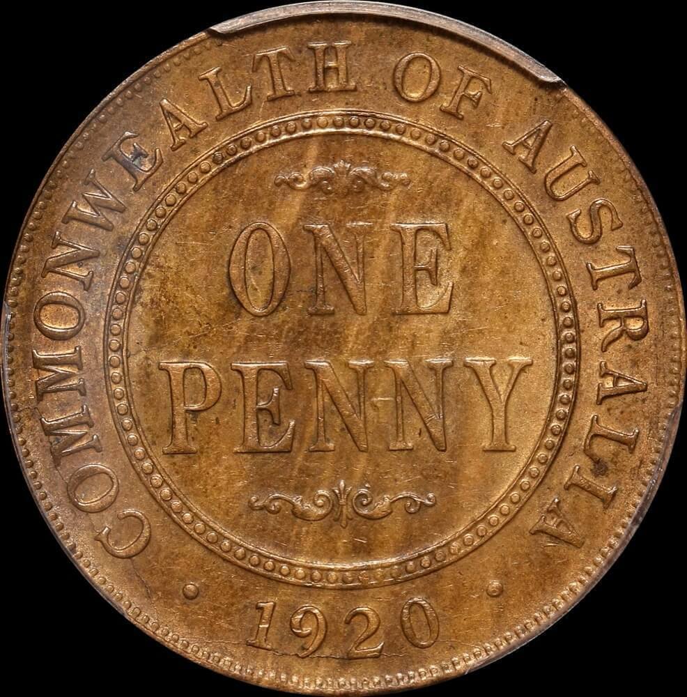 1920 Penny Dot below Indian Obverse PCGS AU58 product image