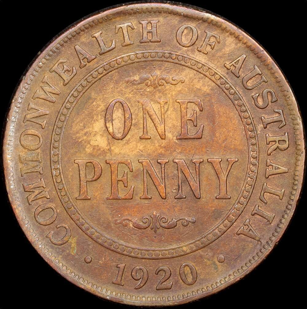 1920 Penny Double Dot Very Good product image