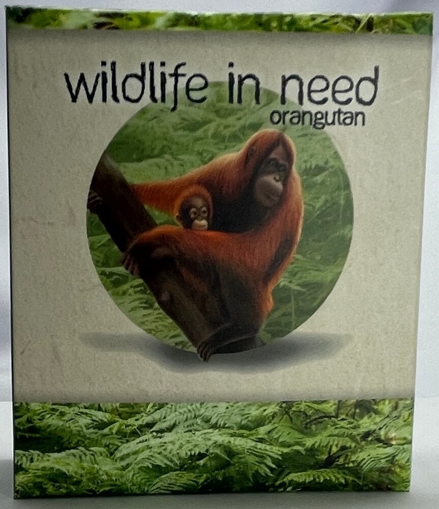Tuvalu 2011 Silver 1oz Proof Coin Wildlife in Need - Orangutan product image