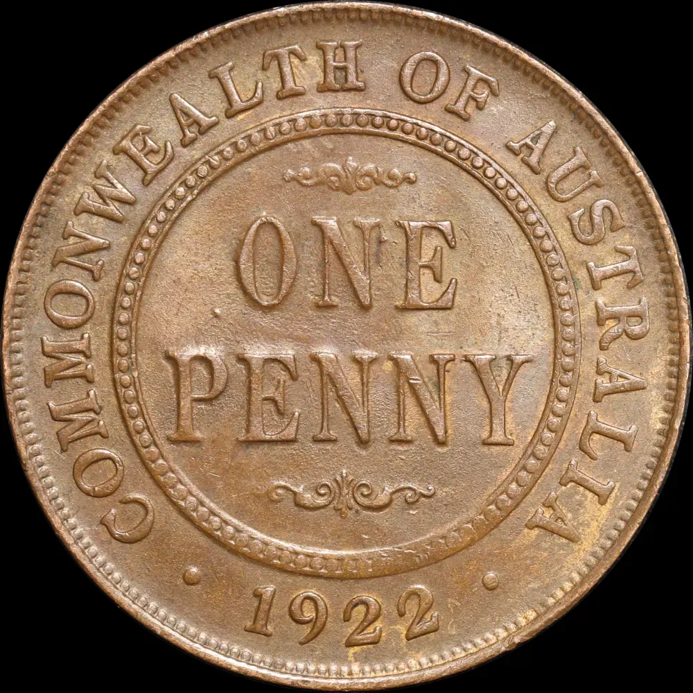 1922 Penny Extremely Fine product image