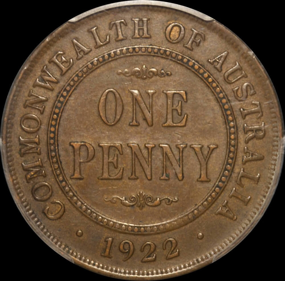 1922 Penny Indian Obverse PCGS AU55 product image