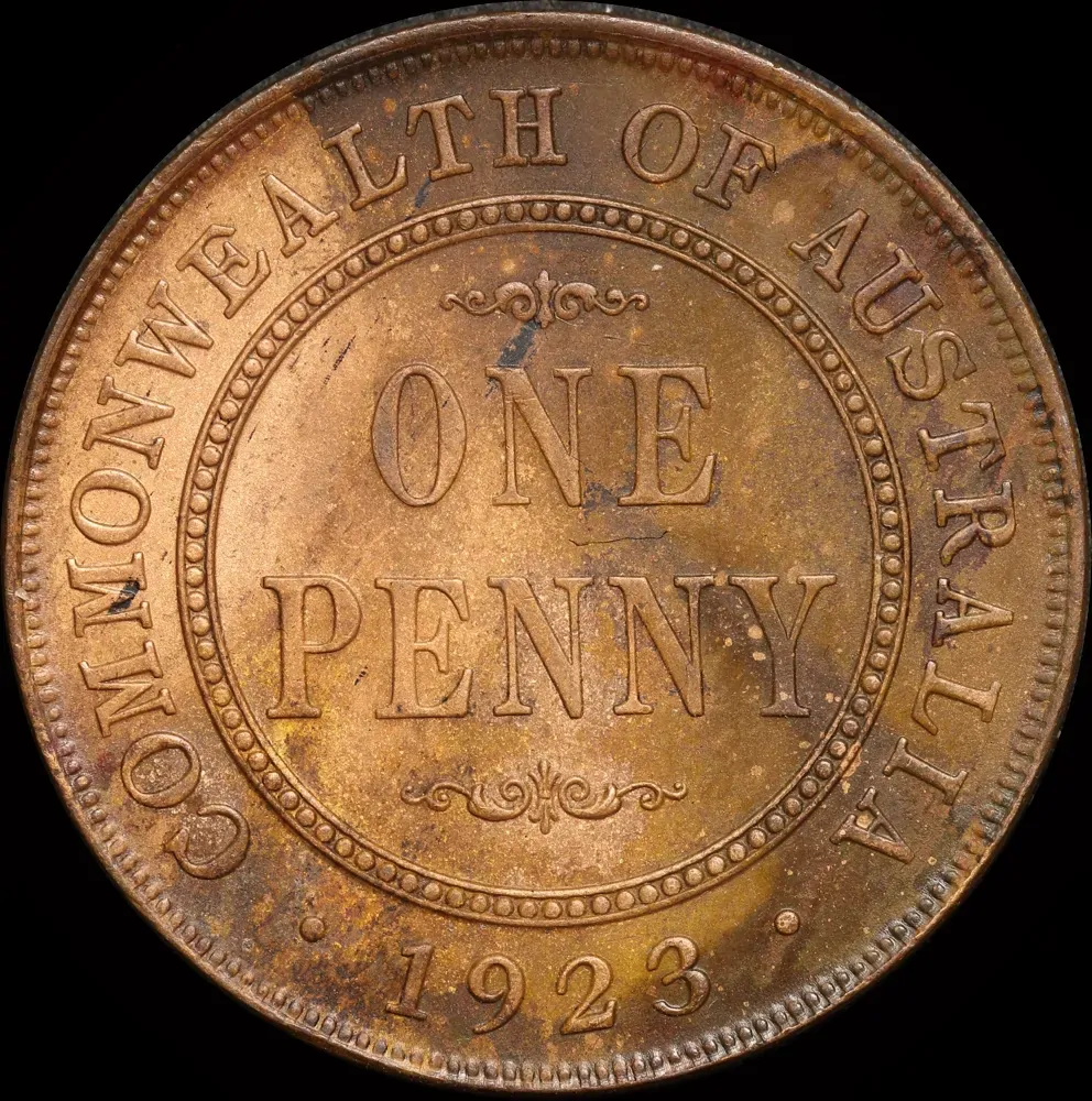 1923 Penny about Unc product image