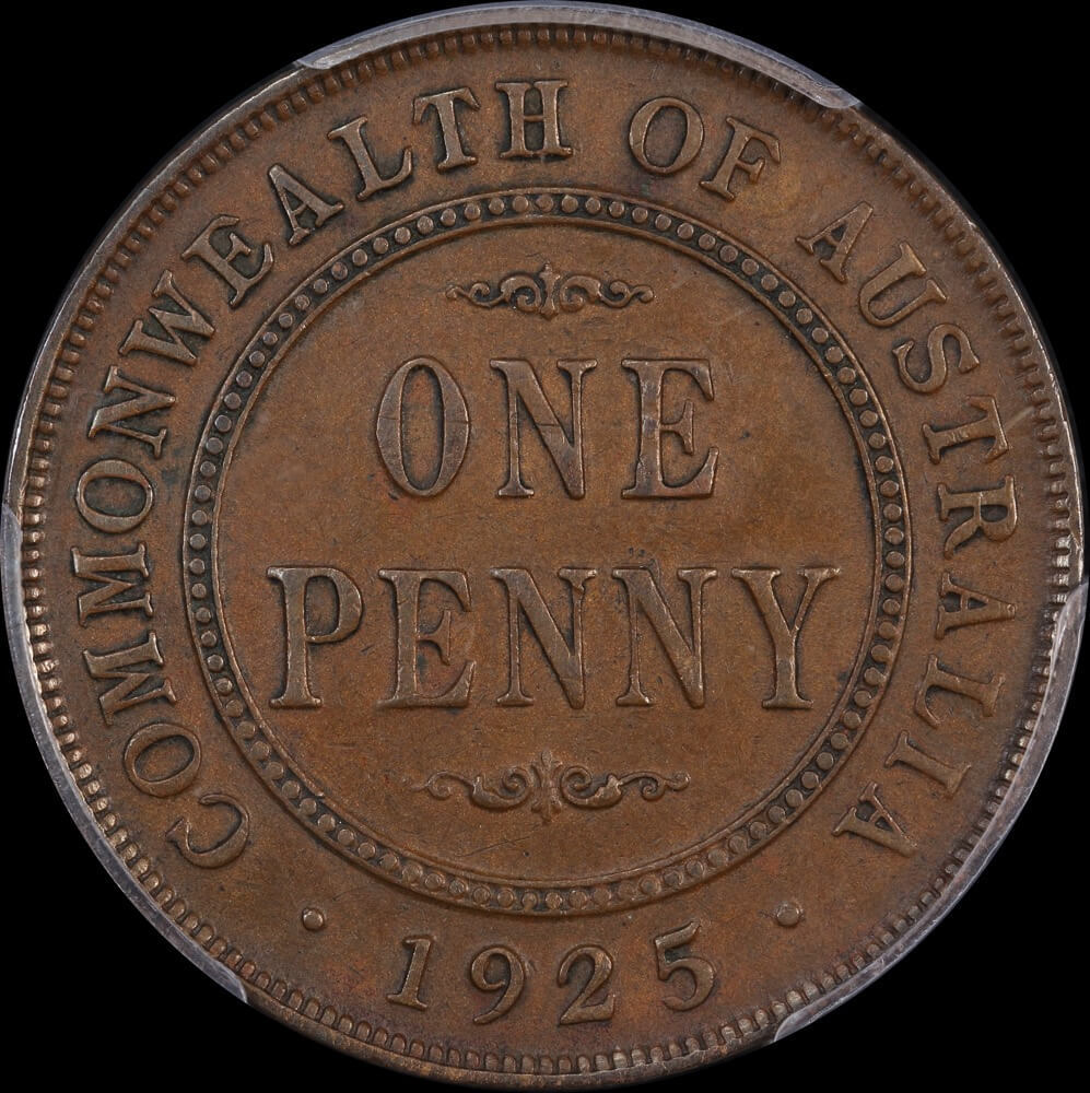 1925 Penny about EF (PCGS AU50) product image