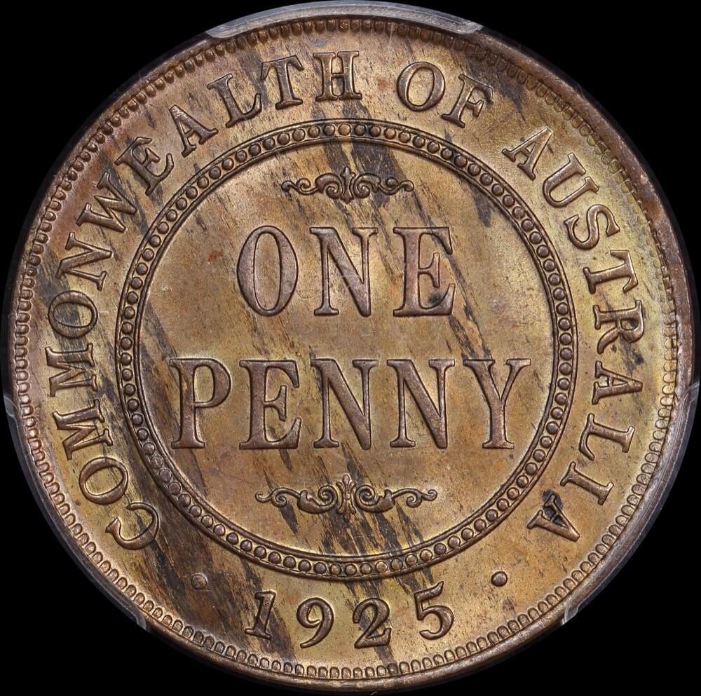 1925 Penny Choice Unc (PCGS MS63RB) Ex Borg Collection product image