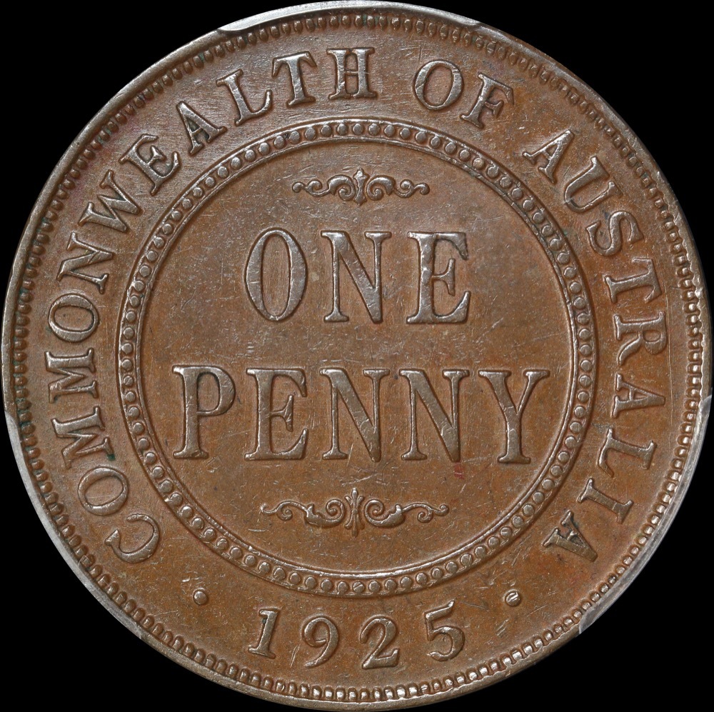 1925 Penny Extremely Fine PCGS AU53BN product image
