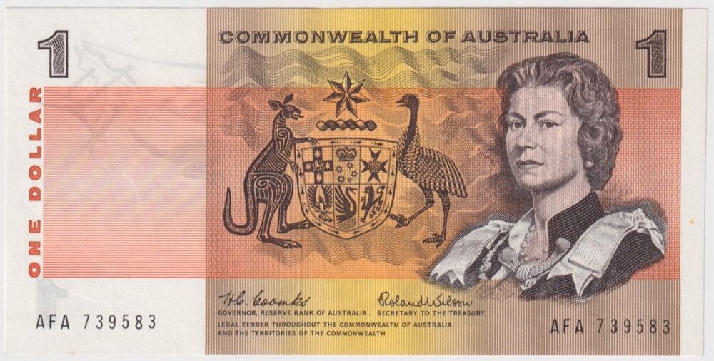 1966 $1 Note Coombs/Wilson R71 Uncirculated product image