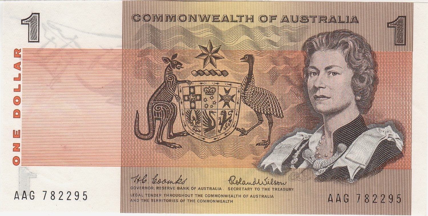 1966 $1 Note Coombs/Wilson R71 Uncirculated product image