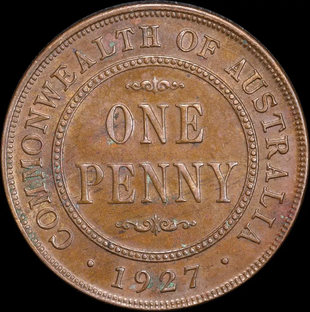 1927 Penny about Unc product image