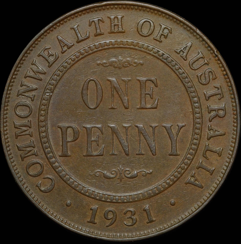 1931 Penny Indian Obverse Standard Reverse about EF product image