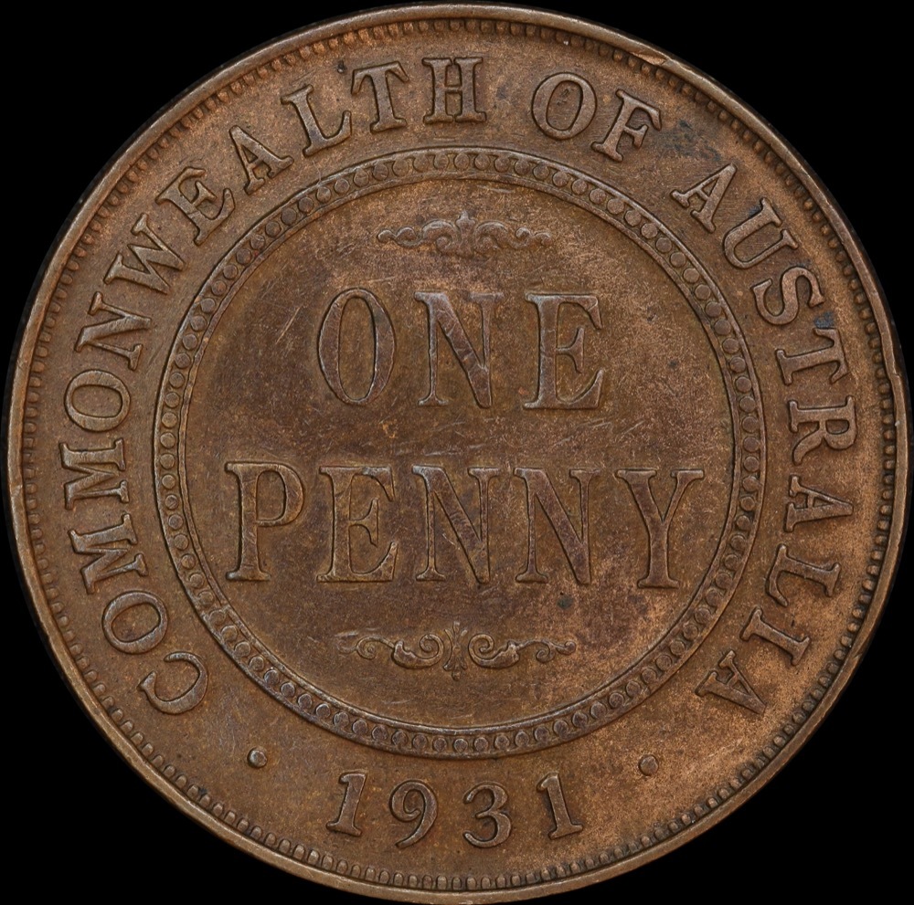 1931 Penny Indian Obverse Standard Reverse Very Fine product image