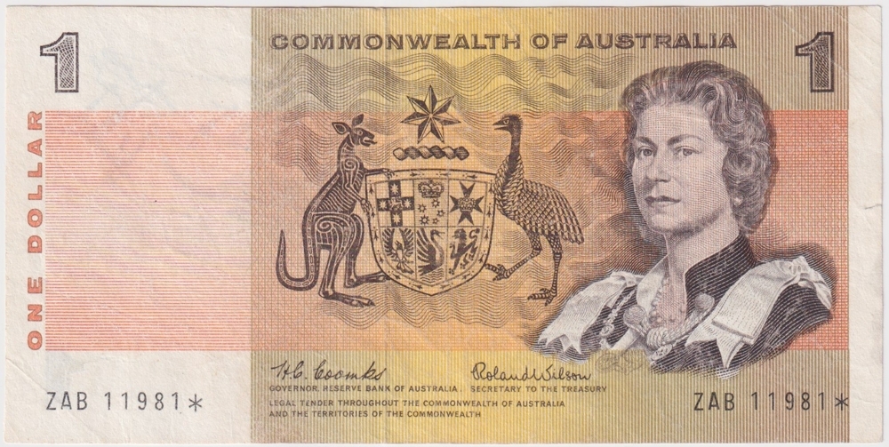1966 1 Dollar Star Note Coombs/Wilson R71s Fine product image
