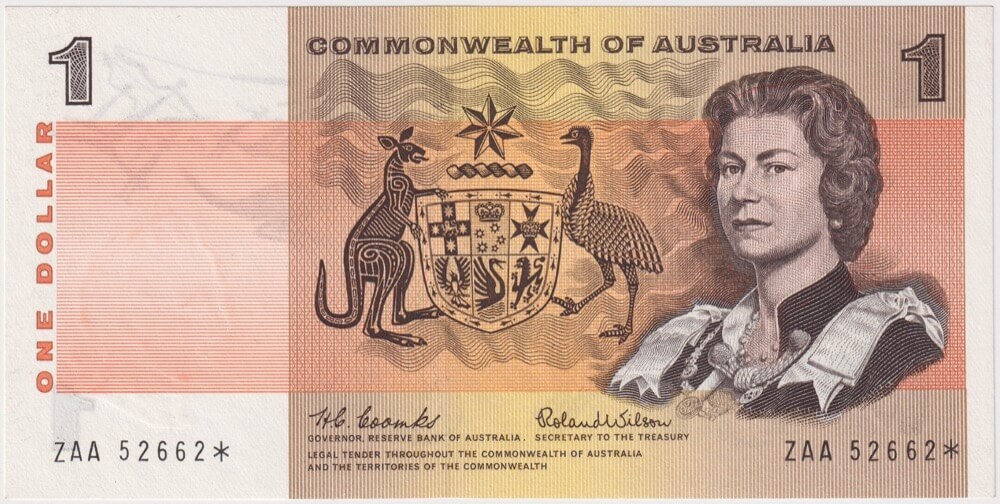 1966 $1 Note Star Note Coombs/Wilson R71SF Uncirculated product image