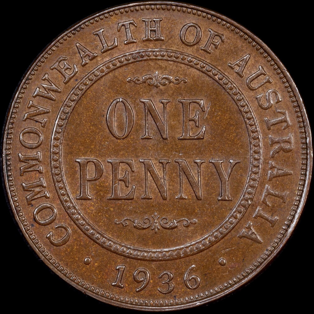 1936 Penny Unc (MS62BN) product image