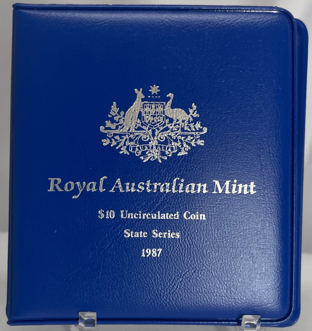 1987 10 Dollar Silver Unc Coin  State Series New South Wales product image