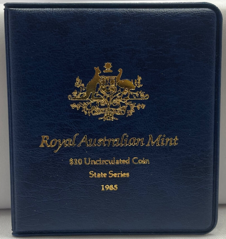 1985 10 Dollar Silver Unc Coin State Series Victoria product image