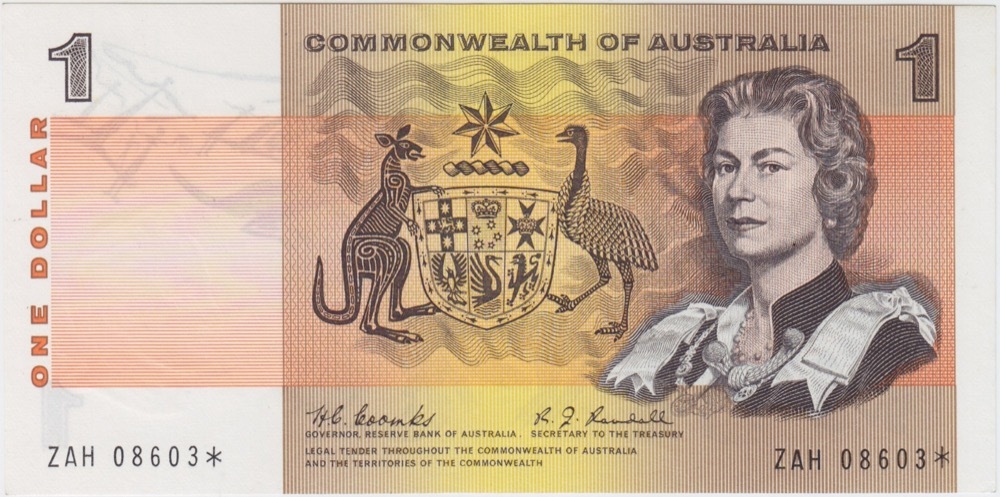 1968 $1 Note Star Note Coombs/Randall R72SL Uncirculated product image