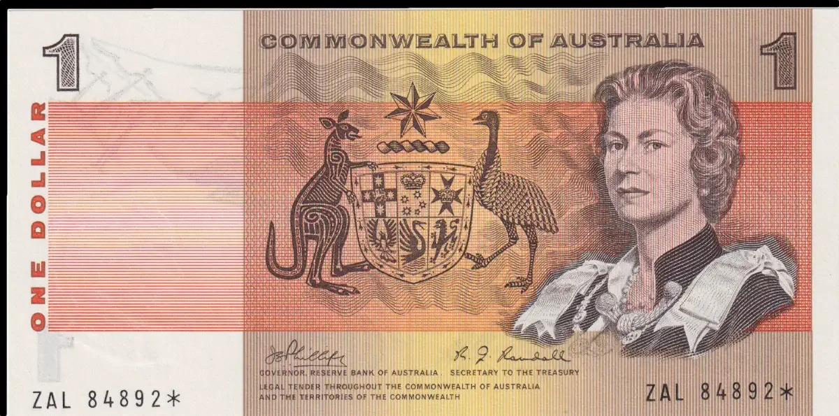 1969 $1 Note Star Note Phillips/Randall R73S Uncirculated product image
