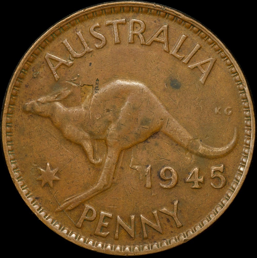 1945-Y Penny Double Sided - Tails good VF product image