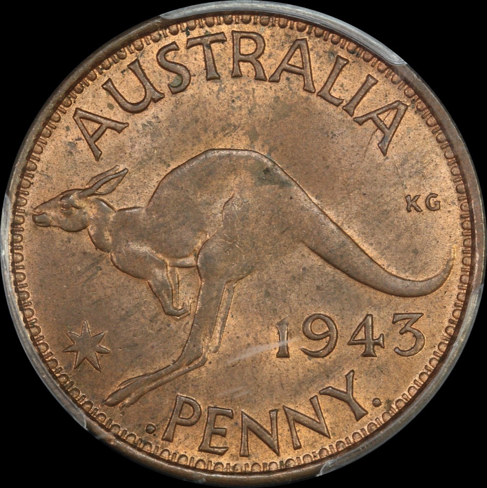 1943-I Penny Choice Unc (PCGS MS63RB) product image