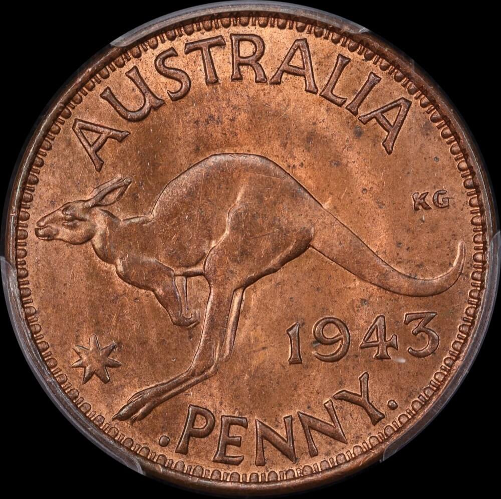 1943-I Penny Choice Unc (PCGS MS64RB) product image