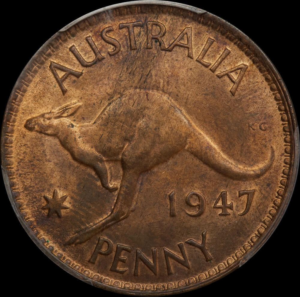 1947 Penny PCGS MS63RB product image