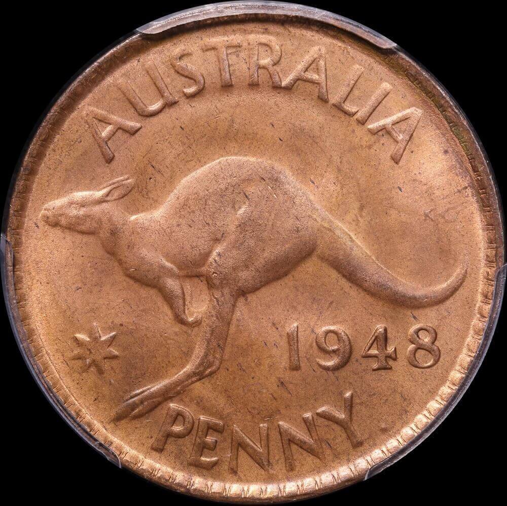1948-Y Penny Unc (PCGS MS62RB) product image