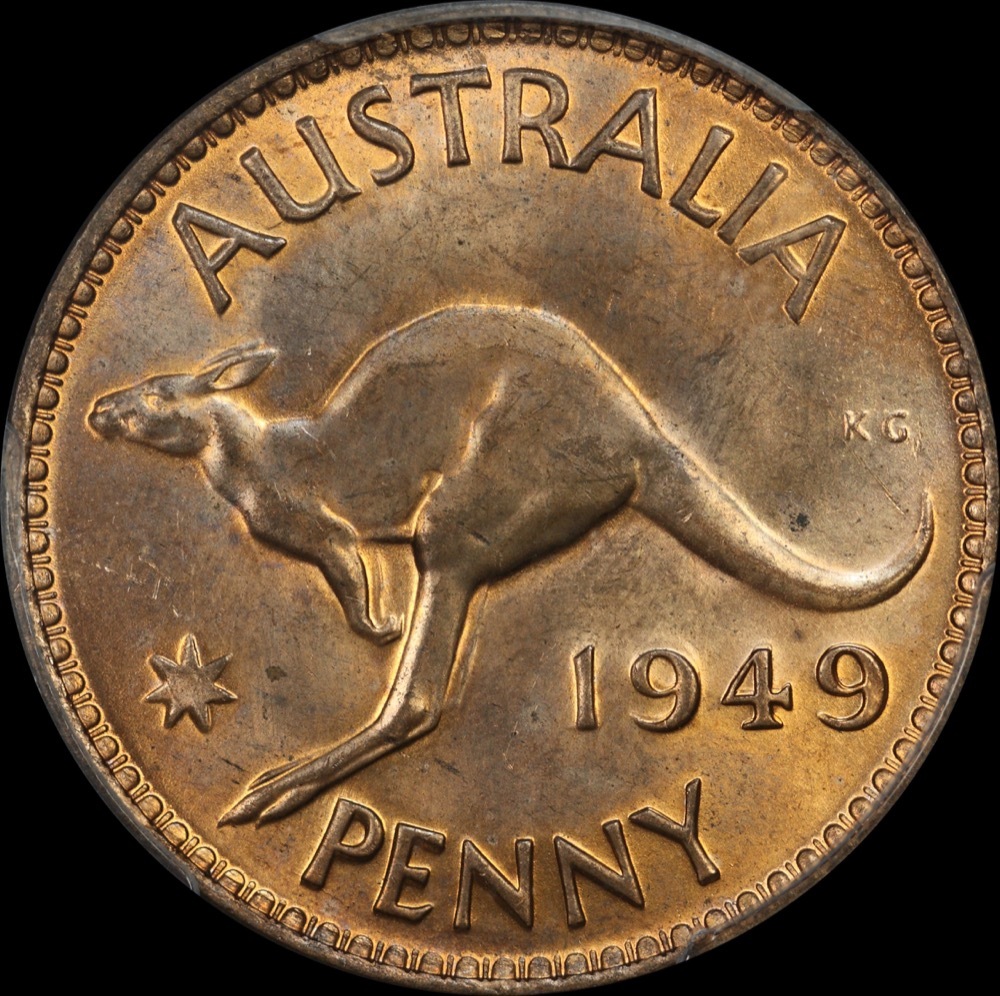 1949 Penny Choice Unc (PCGS MS64RD) product image