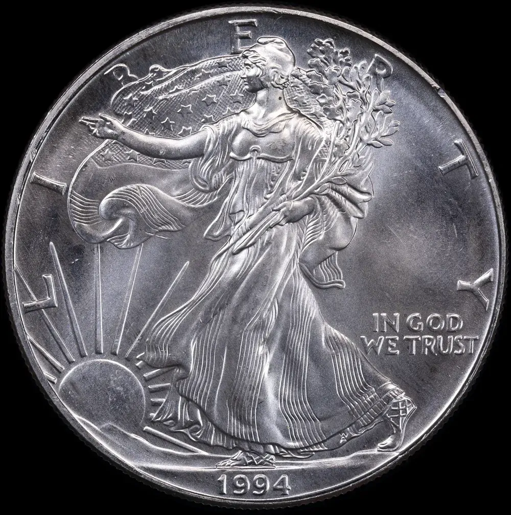 United States 1994 Silver 1oz Liberty Eagle KM#273 Uncirculated product image